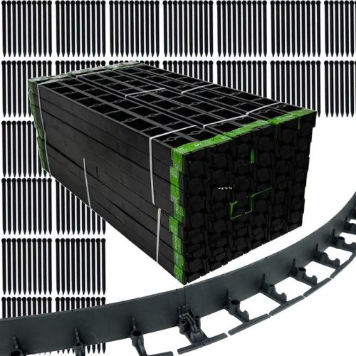 Vrtni obrub EKO-PLUS 8cm 36m + 150 kotew