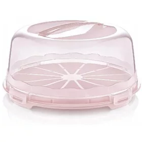 Dunya 6046 posuda za torte 30 cm roza