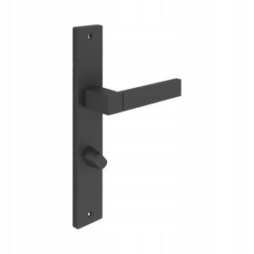   Gamar unutarnja ručka, duga, četvrtasta ploča, ploča s WC bravom, ploča s rupom za ključ, ploča s rupom za umetak