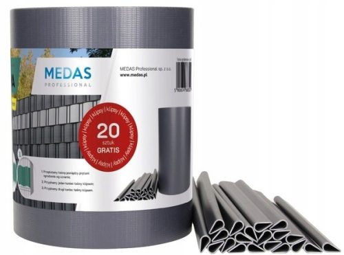 TRAKA ZA OGRADU 19cmx35mb ANTRACIT GRAFIT 7016