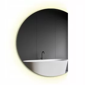  OKRUGLO LED OGLEDALO S POLUKRUŽNIM KOSOM 100 cm