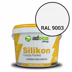   FASADA PERFEKT SILIKON - Vanjska boja za fasade 10L, boja RAL9003 - SIGNAL WHITE BIAŁY SYGNAŁOWY