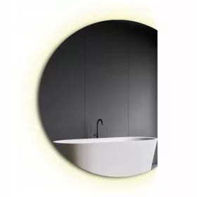  OKRUGLO LED OGLEDALO S POLUKRUŽNIM KOSOM 80 cm