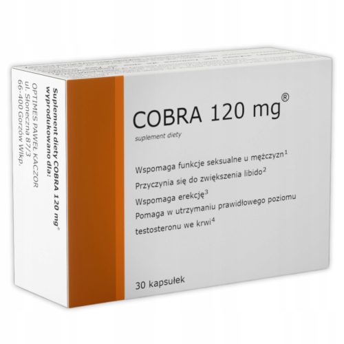 Kapsule COBRA 120 za potenciju - Ojačajte svoju seksualnu sposobnost