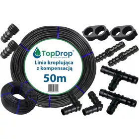  Kapljično crijevo s kompenzacijom 50m + pribor 10 kom
