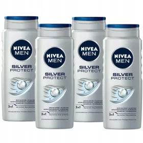   Nivea Men Silver Protect Antibiotski Gel za tuširanje za muškarce 2000 ml