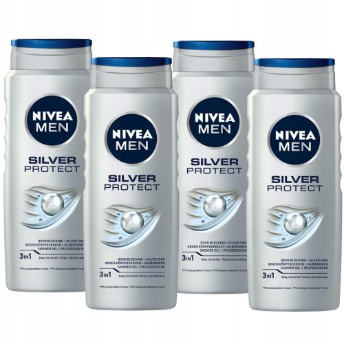 Nivea Men Silver Protect Antibiotski Gel za tuširanje za muškarce 2000 ml