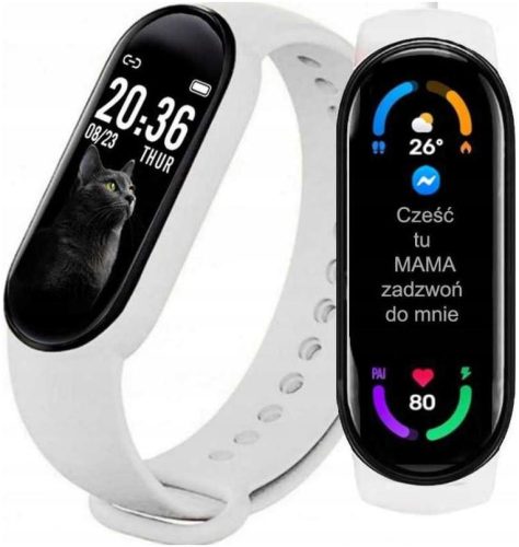 PAMETNI SAT ZA DJECU SMARTBAND M6 | OPASKA ZA PRAĆENJE KORAKA, PULSA, SMS-A I POZIVA