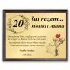  Godišnjica braka jubilej 10 25 40 45 50 dar