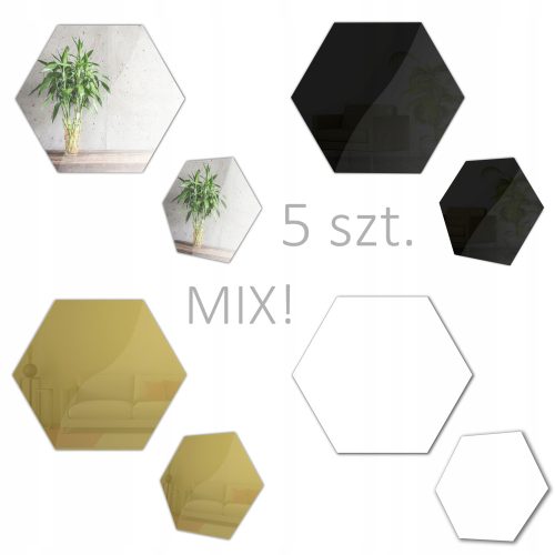 Lustro za zid MINI HEX