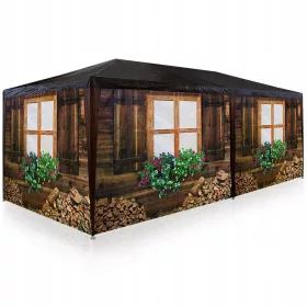 Vrtni paviljon - Deuba 3x6m, 6 stijenki, 18m2