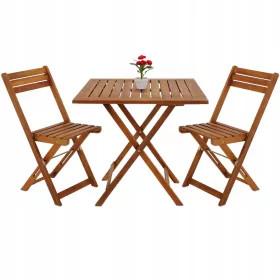 Vrtni set - Drveni stol i stolice za terasu