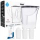Dafi Start Classic filter vrč za vodu 2,4l srebrna/siva + 3x Filter uložak za Wessper Aquaclassic Standard vrč 1 kom.