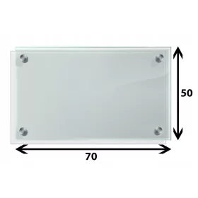 Staklena ploča 70 x 50 x 4 mm, polirano kaljeno staklo