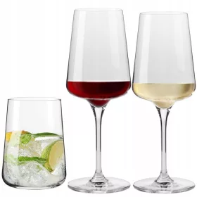   Krosno INFINITY čaše za bijelo vino prozirne 400ml 6 kom + 2 ostala proizvoda