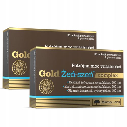 OLIMP Gold Žen-šen™ Complex - Visokoučinkoviti Dodatak za Energiju i Vitalnost
