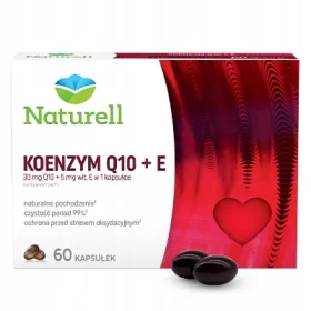 Naturell Koenzim Q10 + E, Dodatak Prehrani, 60 Kapsula