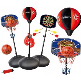 3u1 Set za Igranje Košarke, Pikada i Boksa 3805