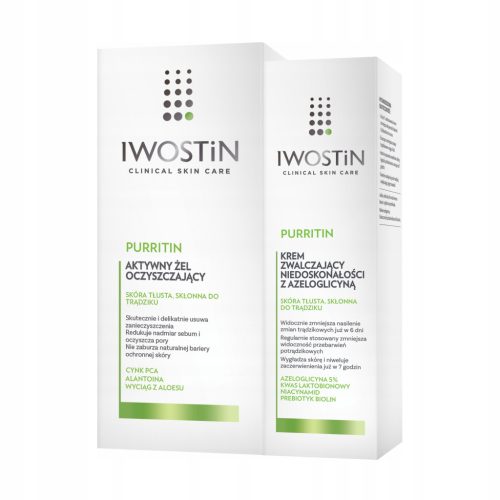 IWOSTIN PURRITIN Set za Njegu Aknaste i Mješovite Kože