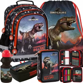 Ruksak za školu Dinosaur 5u1 set za dječake