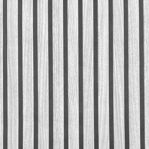 Tapeta 3D lamele Panel nalik drvu Crno siva