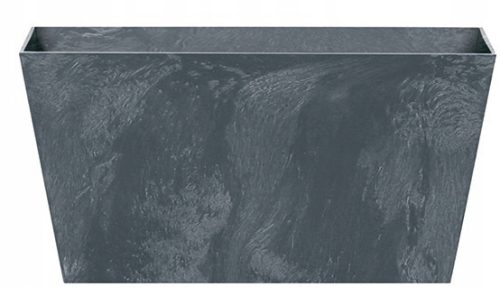  Prosperplast teglica za cvijeće 60 cm x 32,5 x 30 cm promjer 60 cm plastične nijanse sive i srebrne