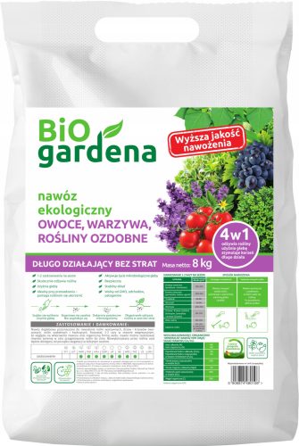 Organsko gnojivo za povrće, voće, grmlje, 8 kg