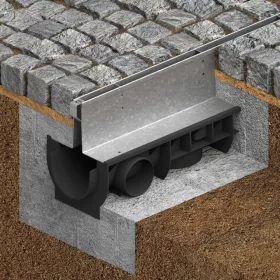 Drenaža S PROREZIMA PP A15 Pocinčana drenaža s prorezima!