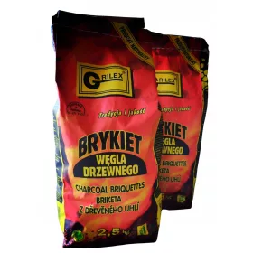   Briketi, drveni ugljen za roštiljanje - Brykiet Grilex Sp. j. 2,5 kg
