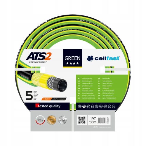 Bazénová hadica k čerpadlu - Cellfast Green ATS2 1/2" vrtno crijevo 50 m