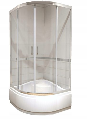 Sanplast KP4/TX4b-90-S sbW0 tuš kabina s kliznim vratima 90 x 90 cm