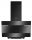 Kuhinjska napa AMICA OKC624S s crnim staklom