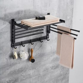 Vješalica s pomičnim krakom, crna