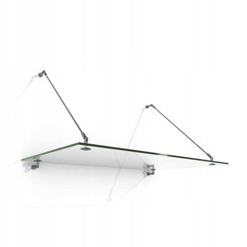 Galakor staklena nadstrešnica za vrata 150 cm x 90 cm