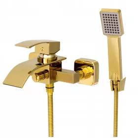   Zidna baterija za kadu i tuš Granitan ELVA BATHTUB GOLD, zlatna