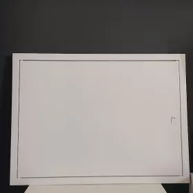ANMAR Revizijska Vrata od Metala 80 x 60 cm Bijela