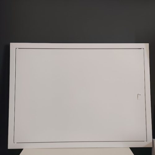 ANMAR Revizijska Vrata od Metala 80 x 60 cm Bijela