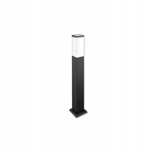 Kubusni stup za rasvjetu s E27 grlom 65 cm crni