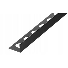   Listva za završnu obradu tipa "L" crna mat 10,5 x 2700mm