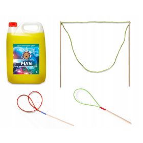   Tekućina za velike i male mjehuriće od sapunice 5 litara + 3 štapića za mjehuriće