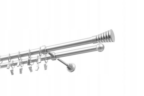 Karniša metalna 19/19 mm dvostruka Olimp+ 360 cm