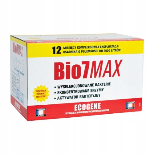 BIO 7 MAX 2KG SEPTIČKA JAMA BAKTERIJE