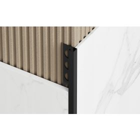   Listva za završne radove u uglovima tipa "P" crna mat 10,5x2700mm