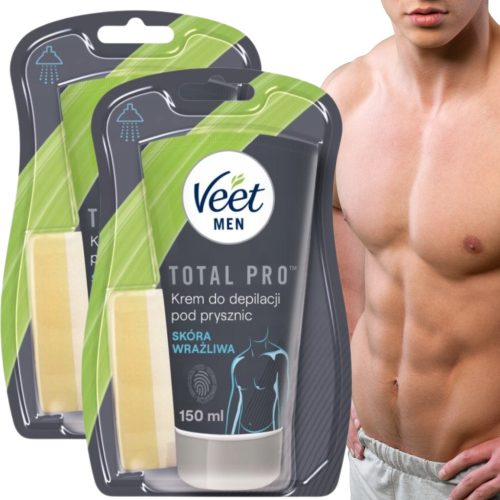 Veet Men Krema za depilaciju za muškarce 2x150ml - Hidratantna i nježna na koži!