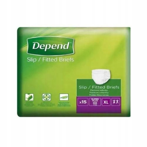 DEPEND SLIP Super Plus za odrasle XL Pelene, 15 kom.