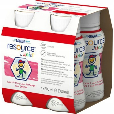 Resource Junior dječja medicinska hrana s okusom jagode - 4 x 200 ml