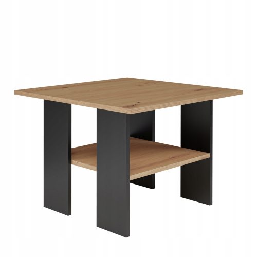 Moderan kvadratni stolić za kavu 60 x 60 x 45 cm, artisan hrast
