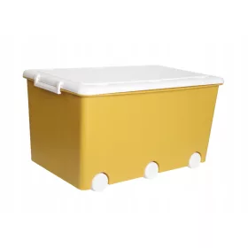   Tega Baby Kutija za igračke na kotačima 57x36x29 cm - žuta
