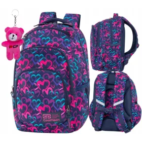   CoolPack školski ruksak s više odjeljaka Shades of purple, Shades of blue, Shades of pink 20 l