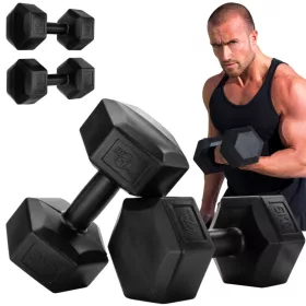 Be4Sport fiksne bitumenske bučice 2x 5 kg